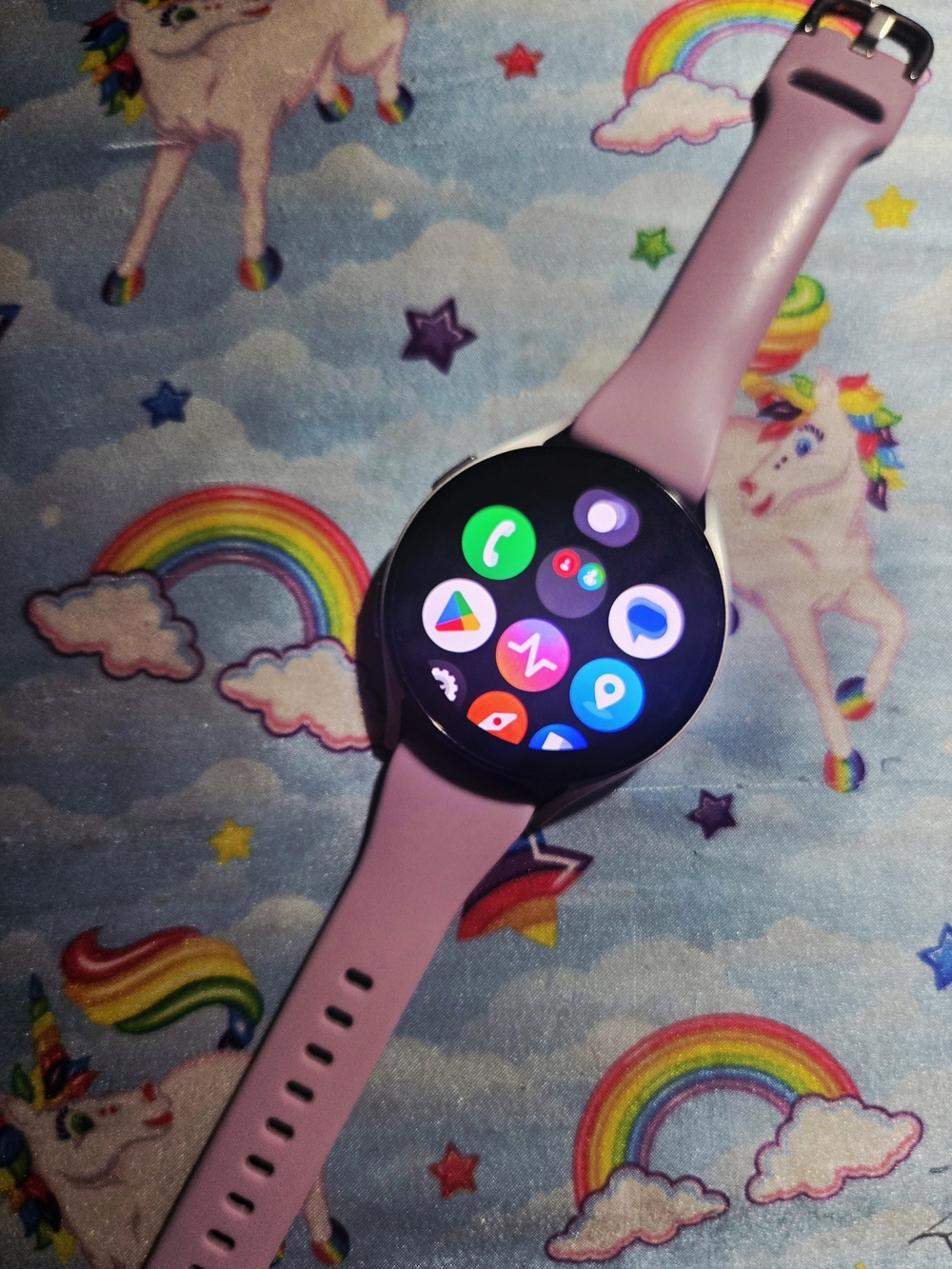 Samsung Galaxy Watch Active 5 Pink Smartwatch with Round Touchscreen
